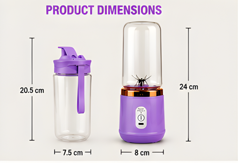 BlendGo™ Portable Juicer Blender 400ml