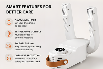 Electric Shoe Dryer & Warmer with UV Sterilization