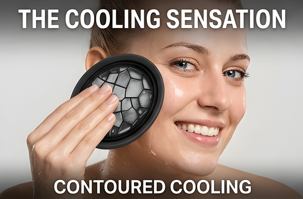 Silicone Ice Face Bowl with Built-in Ice Tray