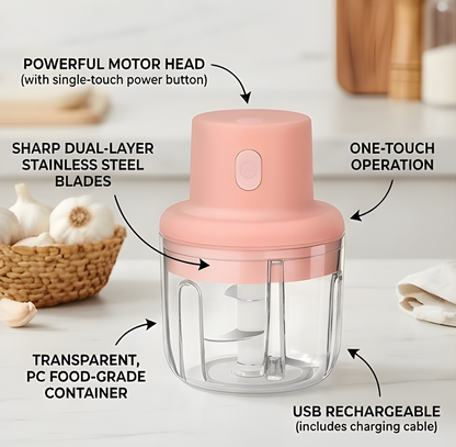 Mini electric Portable Chopper