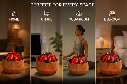 Charcoal Flame Humidifier & Diffuser