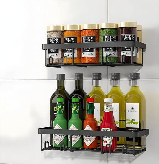 SpiceNest  Wall Mounted Kitchen Spice & Storage Organizer