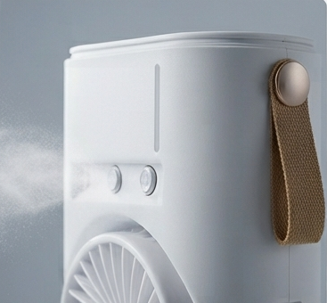 CoolBlast Portable Dual Fan Mist Cooler