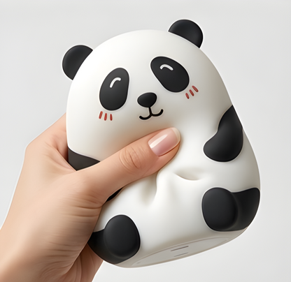 Fluffy Panda Lamp