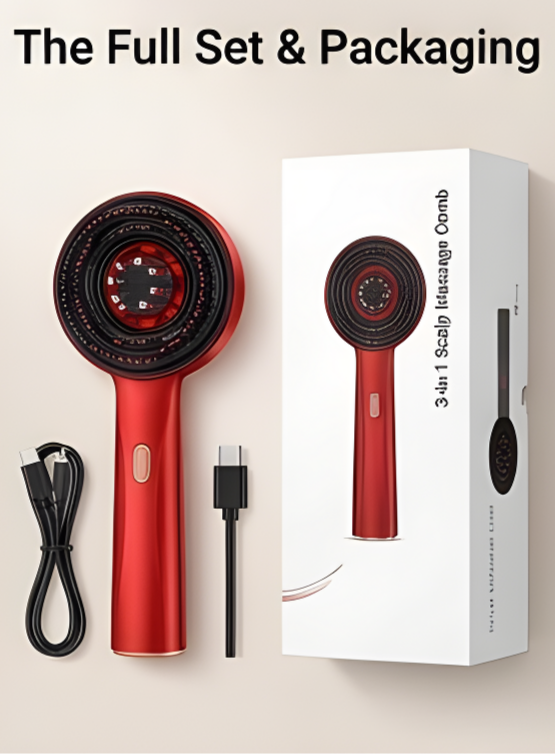RootRevive 3-in-1 Red Light Scalp Massager