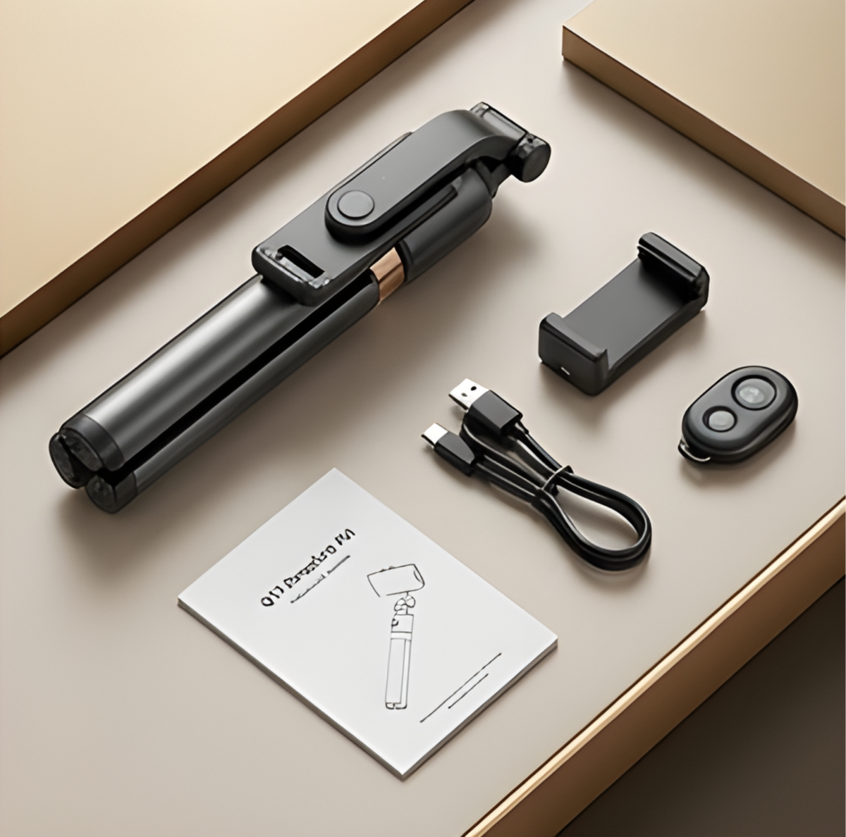Q13 Smart Tracking Tripod | Auto Face Tracking Selfie Stick with 360° Rotation