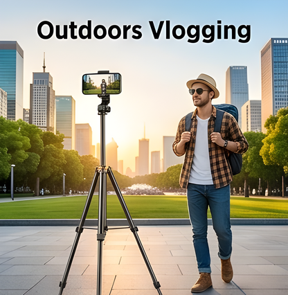 Q13 Smart Tracking Tripod | Auto Face Tracking Selfie Stick with 360° Rotation
