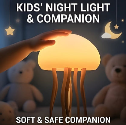AquaGlow Rechargeable Jellyfish Mood Lamp