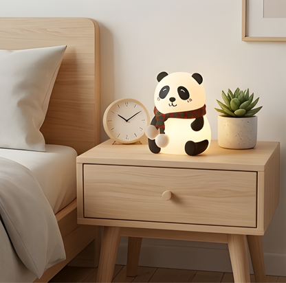 Fluffy Panda Lamp