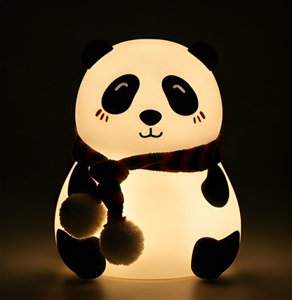 Fluffy Panda Lamp