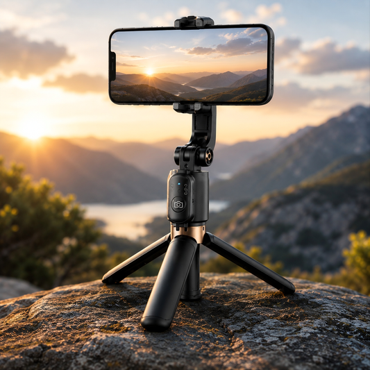 Q13 Smart Tracking Tripod | Auto Face Tracking Selfie Stick with 360° Rotation