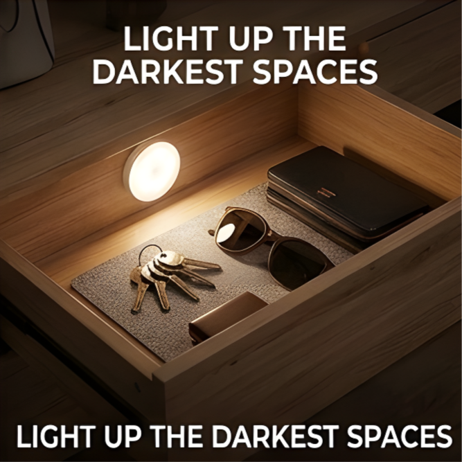 GlowSense Rechargeable Motion Sensor LED Light