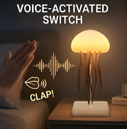 AquaGlow Rechargeable Jellyfish Mood Lamp