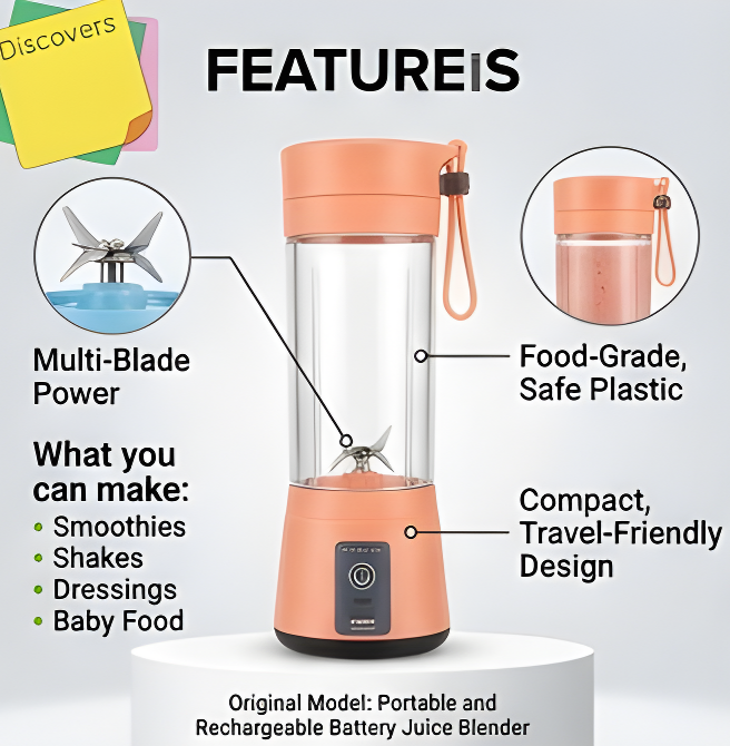 VitaBlend Portable USB Rechargeable Juicer