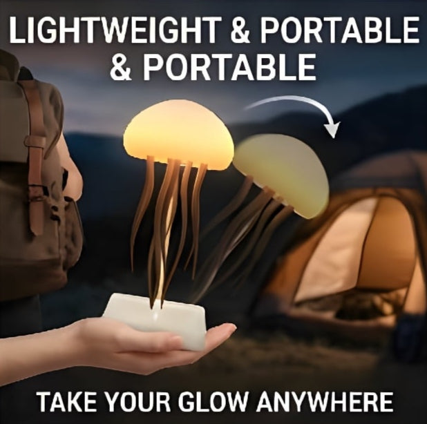 AquaGlow Rechargeable Jellyfish Mood Lamp