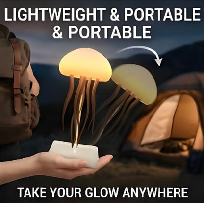 AquaGlow Rechargeable Jellyfish Mood Lamp